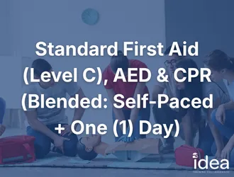 Standard First Aid (Level C), AED & CPR (Blended: Self-Paced + One (1) Day) 1 first aid course toronto